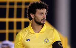 في اول ظهور له مع النصر ... حسام غالي اكثر من لمس الكرة