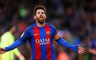 برشلونة يفوز على أولمبياكوس بثلاثية فى دورى أبطال أوروبا