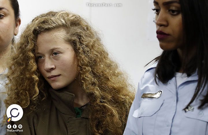 "إسرائيل" تقرر حبس الفتاة الفلسطينية "عهد التميمي" 8 أشهر