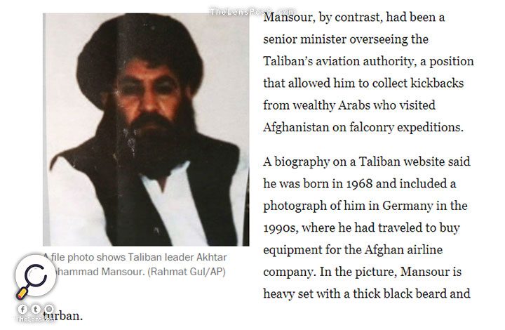 الواشنطن بوست: زعيم طالبان السابق قام بزيارة دبي 18 مرة لجمع أموال