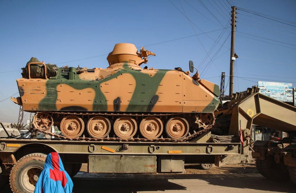 رتل-عسكري-تركي-صخم-يدخل-إلى-مدينة-إدلب-السورية