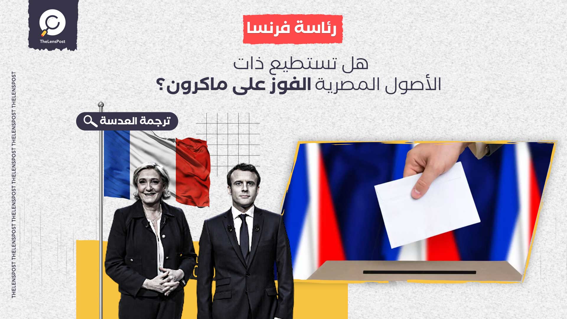 رئاسة فرنسا.. هل تستطيع ذات الأصول المصرية الفوز على ماكرون؟