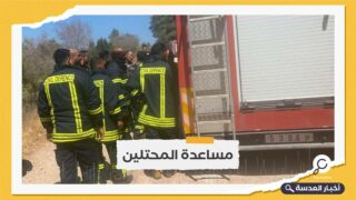 الاحتلال يشكر عباس للمساعدة بإطفاء الحرائق 