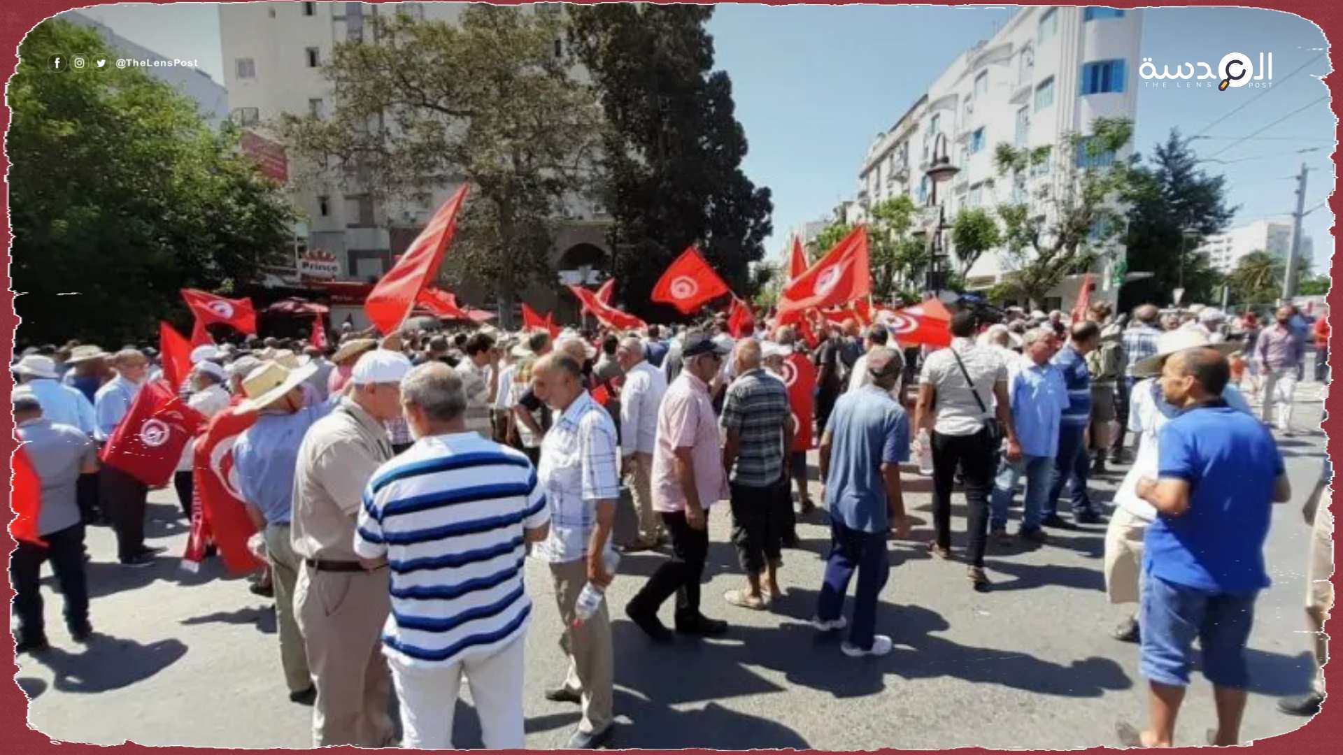 مظاهرات احتجاجية حاشدة للمطالبة بإسقاط "انقلاب قيس سعيّد" 
