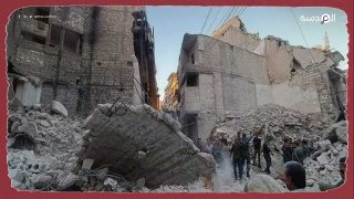 انهيار مبنى في حلب السورية يودي بحياة 11 شخص