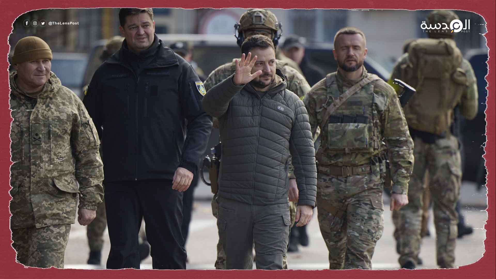 الرئيس الأوكراني يتهم القوات الروسية بارتكاب "400 جريمة حرب" في خيرسون