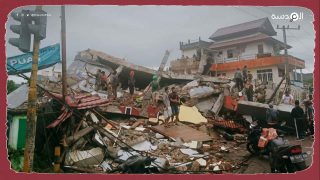 56 قتيل جراء زلزال في اندونيسيا