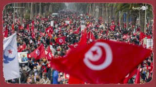 النهضة التونسية تدعو لتظاهرات لوضع حد لمسار انقلاب "قيس سعيد"