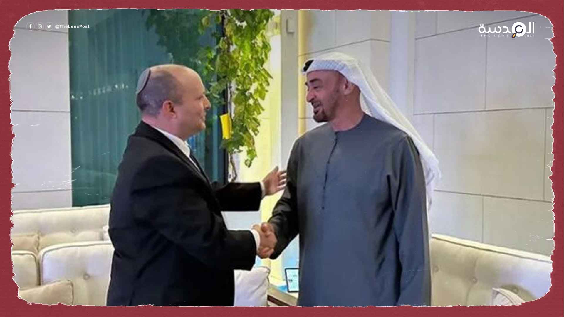 بن زايد يلتقي مع نفتالي بينيت رئيس الوزراء الإسرائيلي السابق في الإمارات