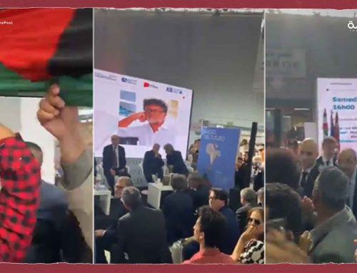 محتجون يطردون سفير إيطاليا في تونس من معرض الكتاب بسبب غزة