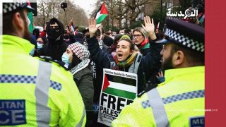 بريطانيا.. اعتقالات في صفوف مؤيدين لفلسطين أمام مؤتمر حزب العمال